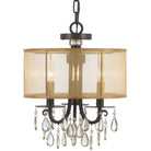 Crystorama - Hampton Three Light Mini Chandelier - 5623-EB - Canada Light Shop