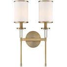Crystorama - Hatfield Two Light Wall Mount - HAT-472-VG - Canada Light Shop