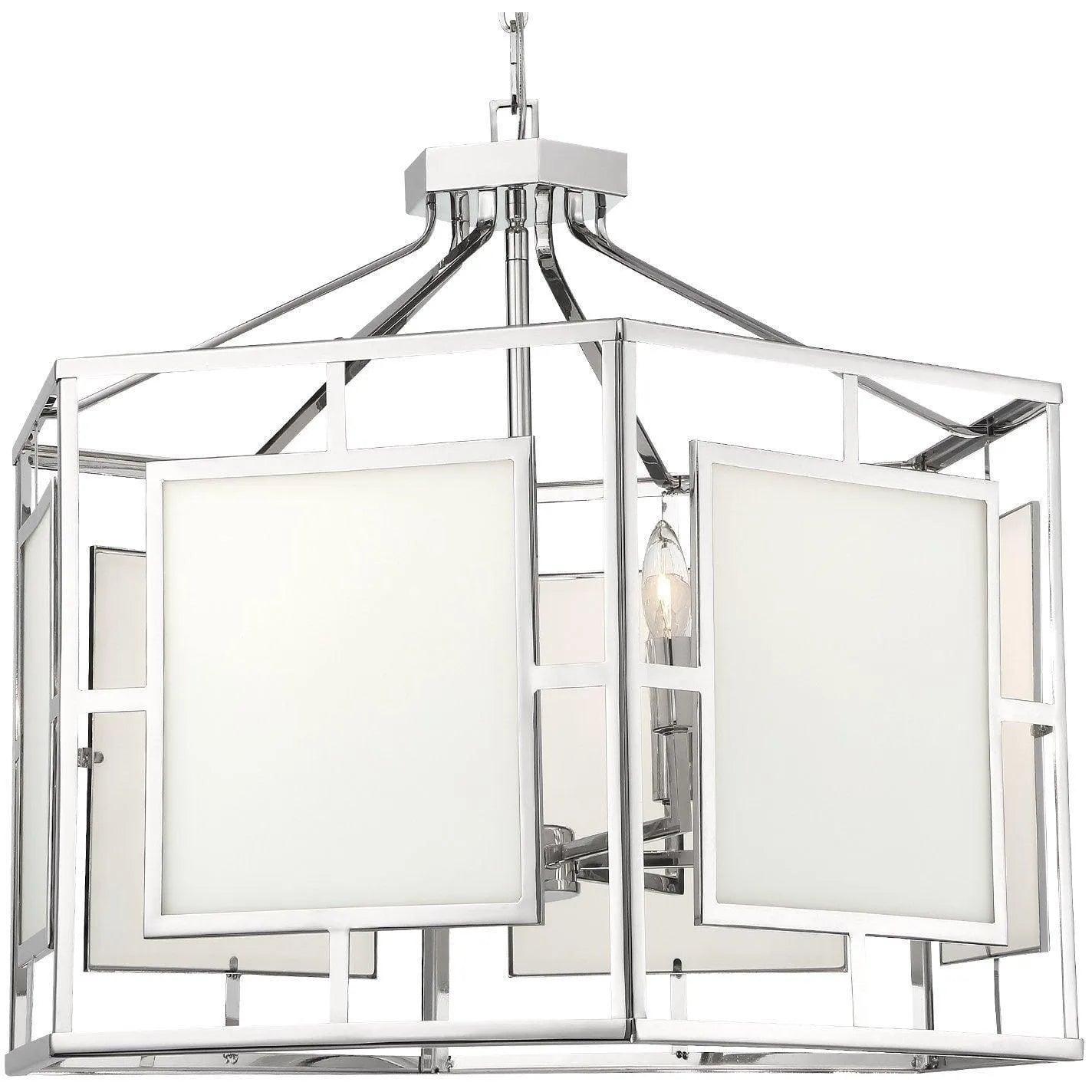 Crystorama - Hillcrest Six Light Chandelier - HIL-996-PN - Canada Light Shop