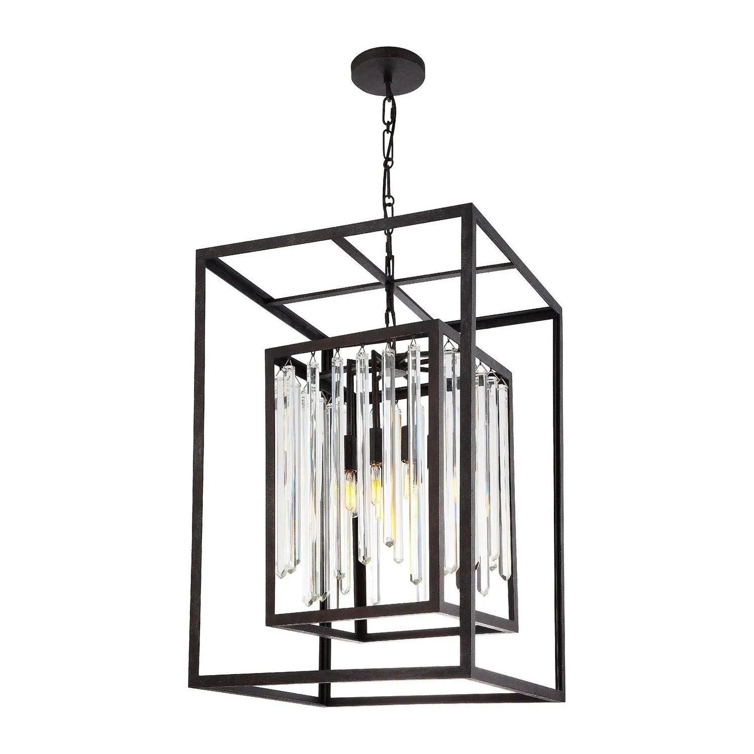 Crystorama - Hollis Six Light Chandelier - 8409-FB - Canada Light Shop