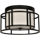 Crystorama - Hulton Two Light Ceiling Mount - 9590-MK - Canada Light Shop