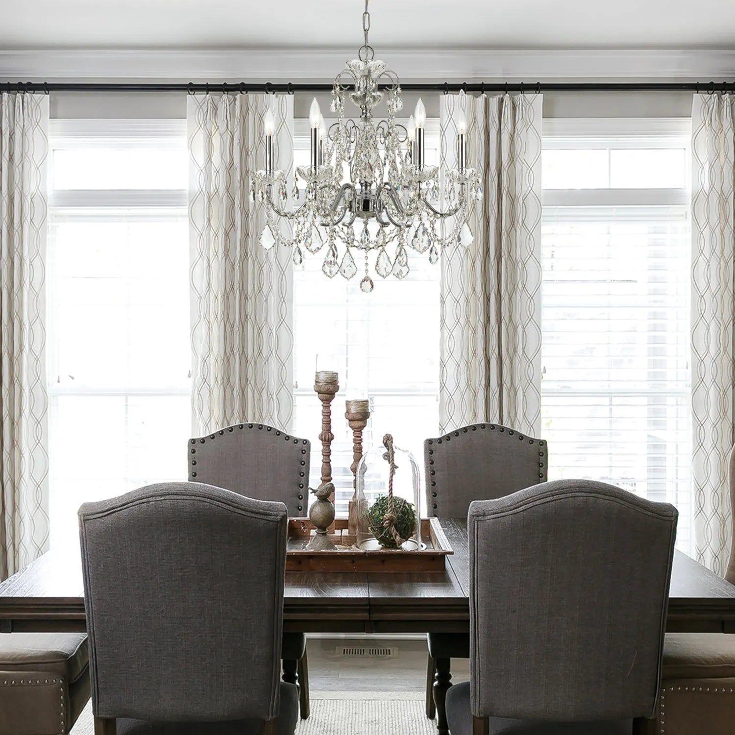 Crystorama - Imperial Chandelier - 3226-CH-CL-I - Canada Light Shop