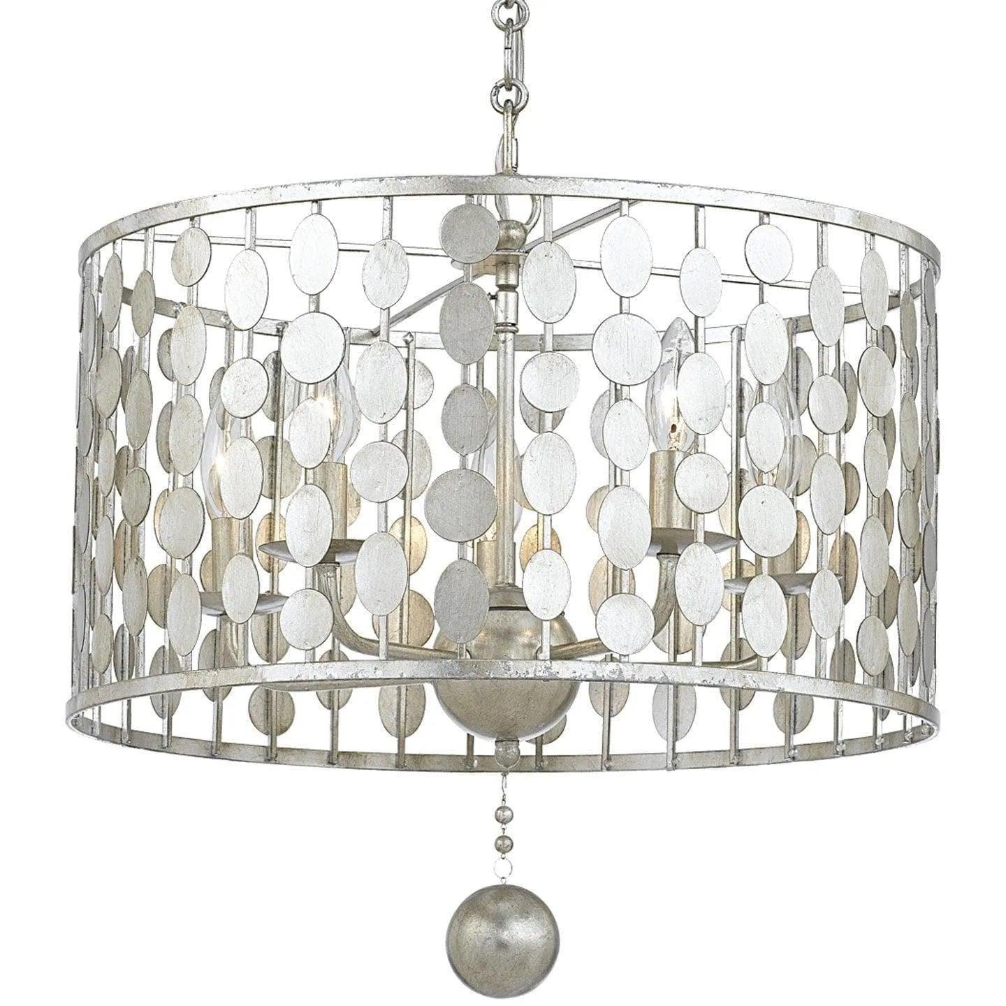 Crystorama - Layla Five Light Chandelier - 545-SA - Canada Light Shop