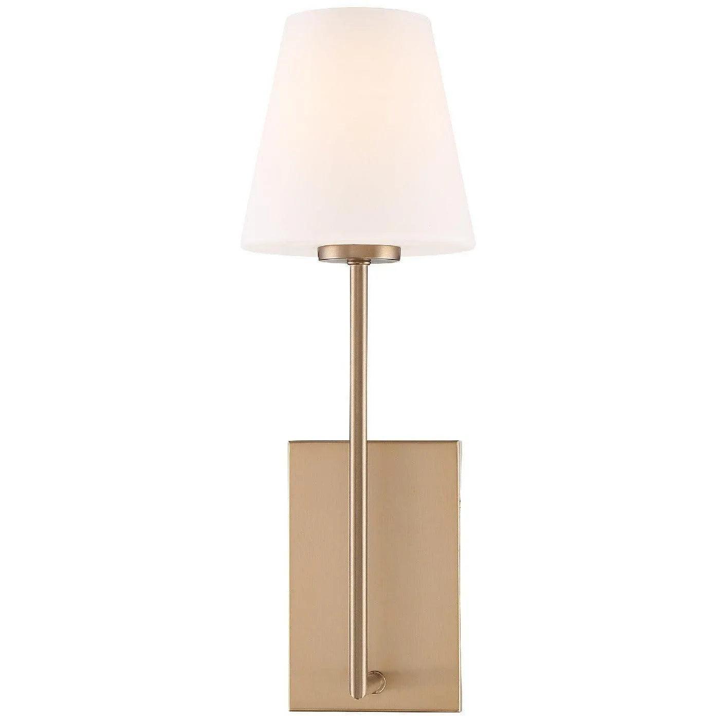 Crystorama - Lena One Light Wall Mount - LEN-250-OP-VG - Canada Light Shop