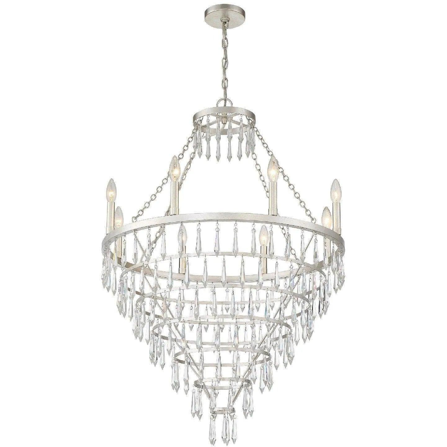 Crystorama - Lucille Eight Light Chandelier - LUC-A9068-SA - Canada Light Shop