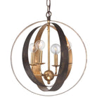 Crystorama - Luna Four Light Mini Chandelier - 584-EB-GA - Canada Light Shop