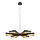 Crystorama - Luna Six Light Chandelier - 596-EB-GA - Canada Light Shop