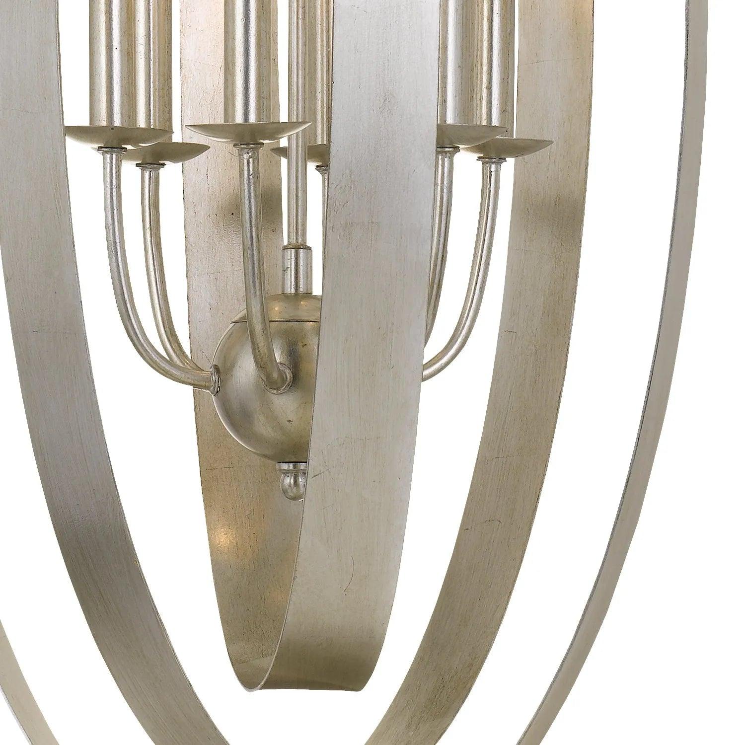 Crystorama - Luna Six Light Chandelier - 597-EB-GA - Canada Light Shop