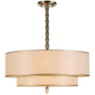 Crystorama - Luxo Five Light Chandelier - 9507-AB - Canada Light Shop