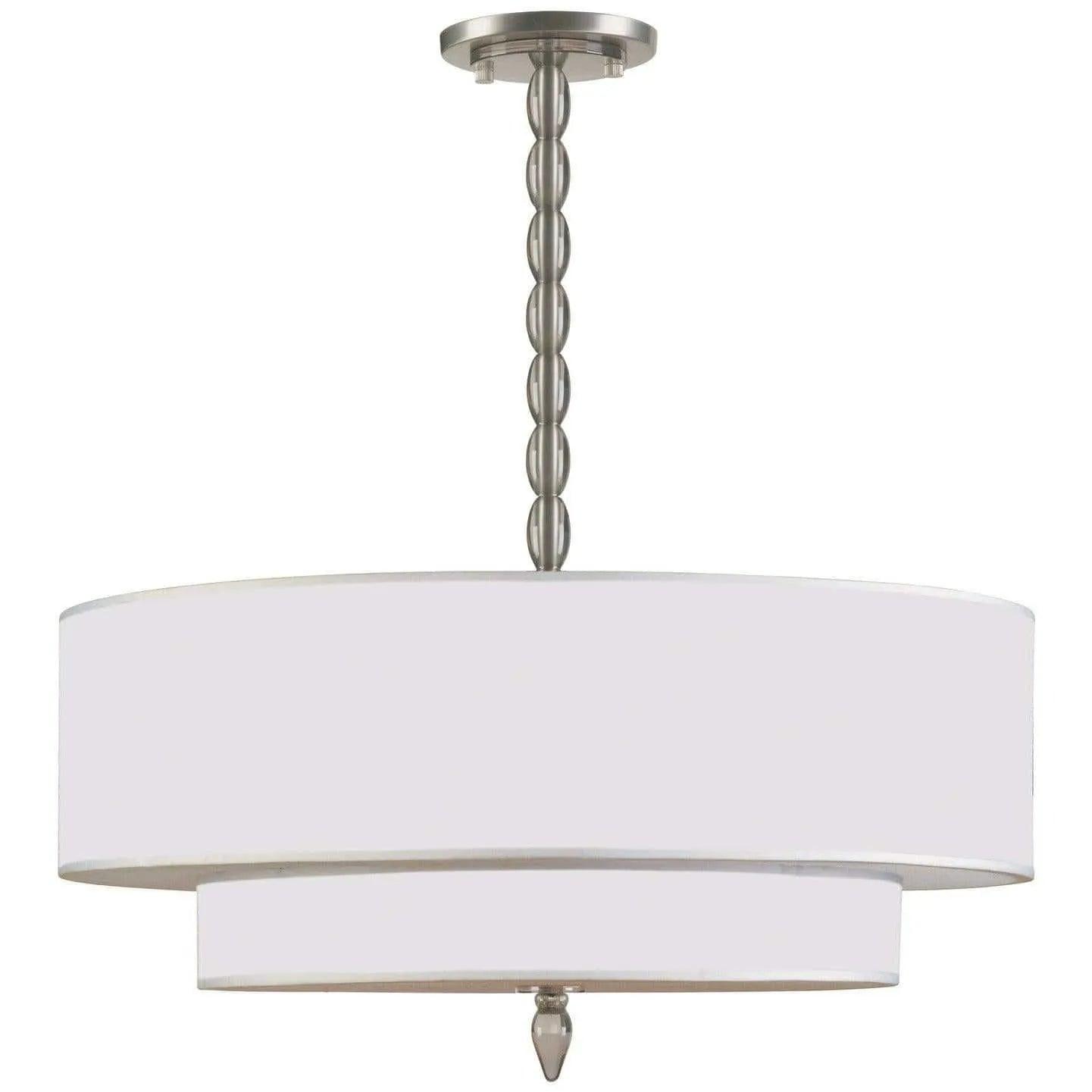 Crystorama - Luxo Five Light Chandelier - 9507-SN - Canada Light Shop