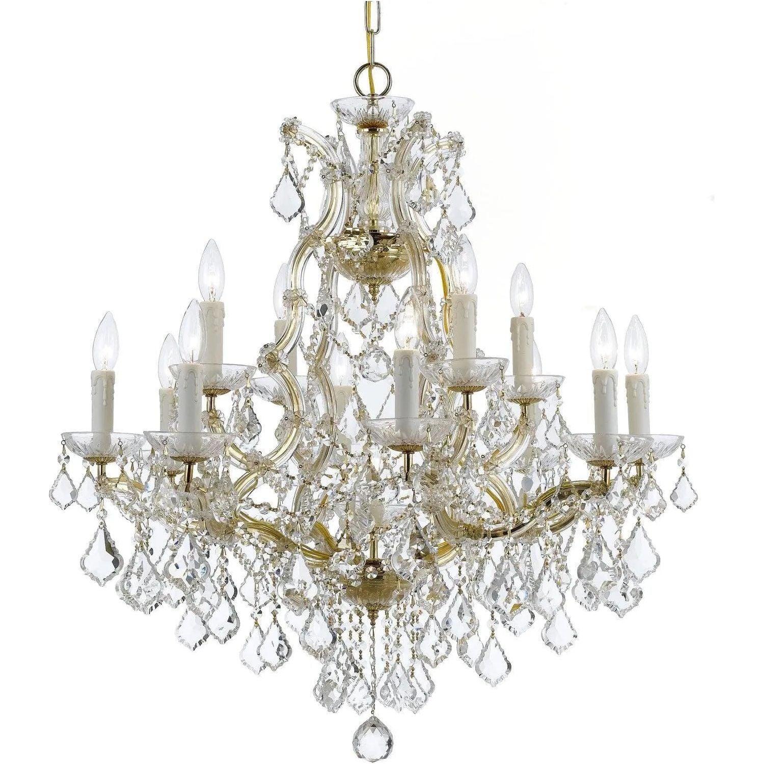 Crystorama - Maria Theresa Chandelier - 4412-GD-CL-S - Canada Light Shop