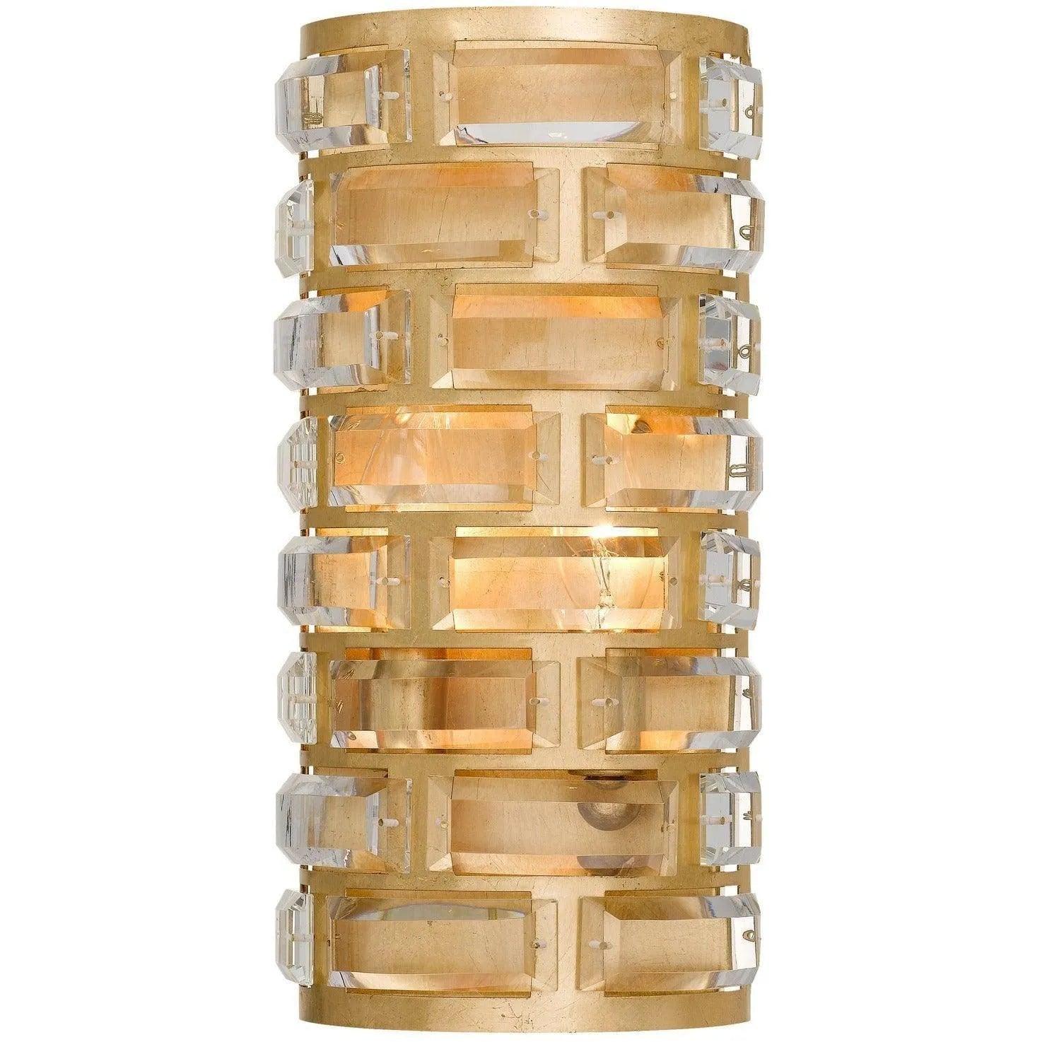 Crystorama - Meridian Four Light Wall Mount - MER-4862-GA - Canada Light Shop