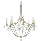 Crystorama - Metro Eight Light Chandelier - 428-SA - Canada Light Shop