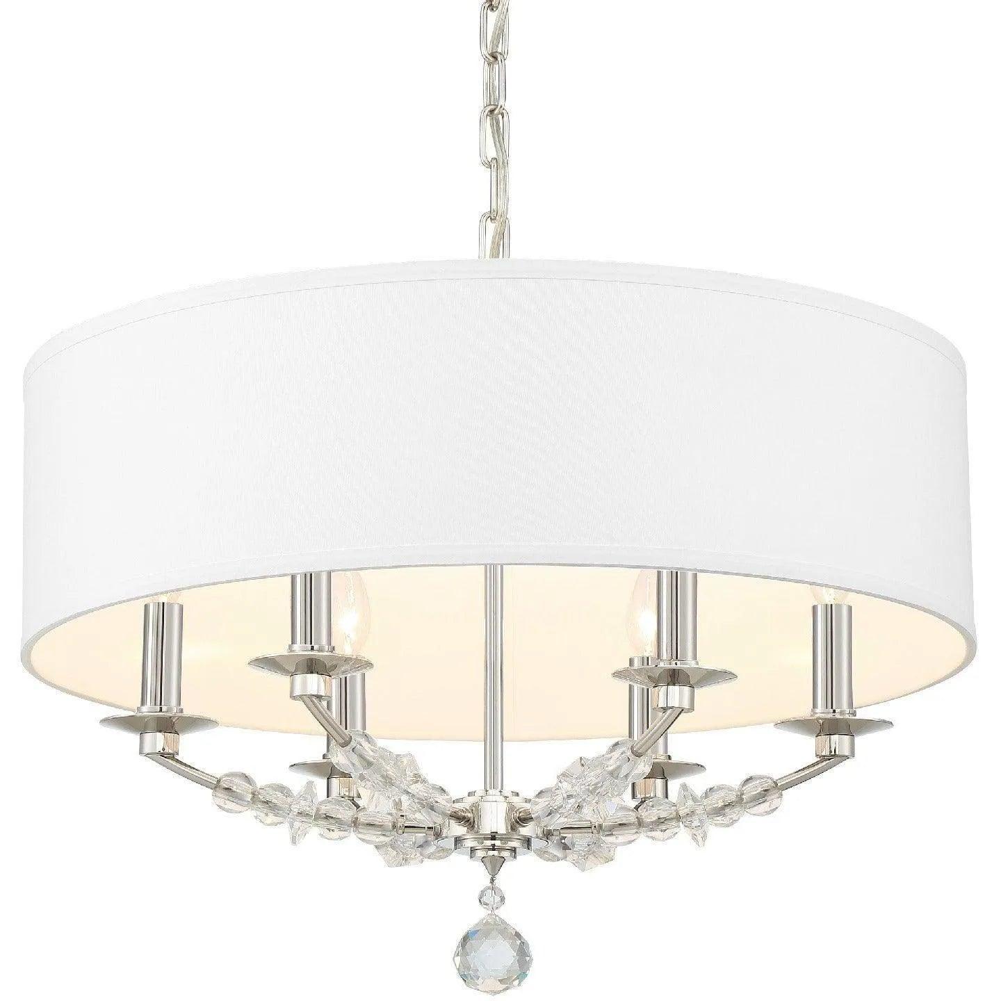 Crystorama - Mirage Six Light Chandelier - 8016-PN - Canada Light Shop