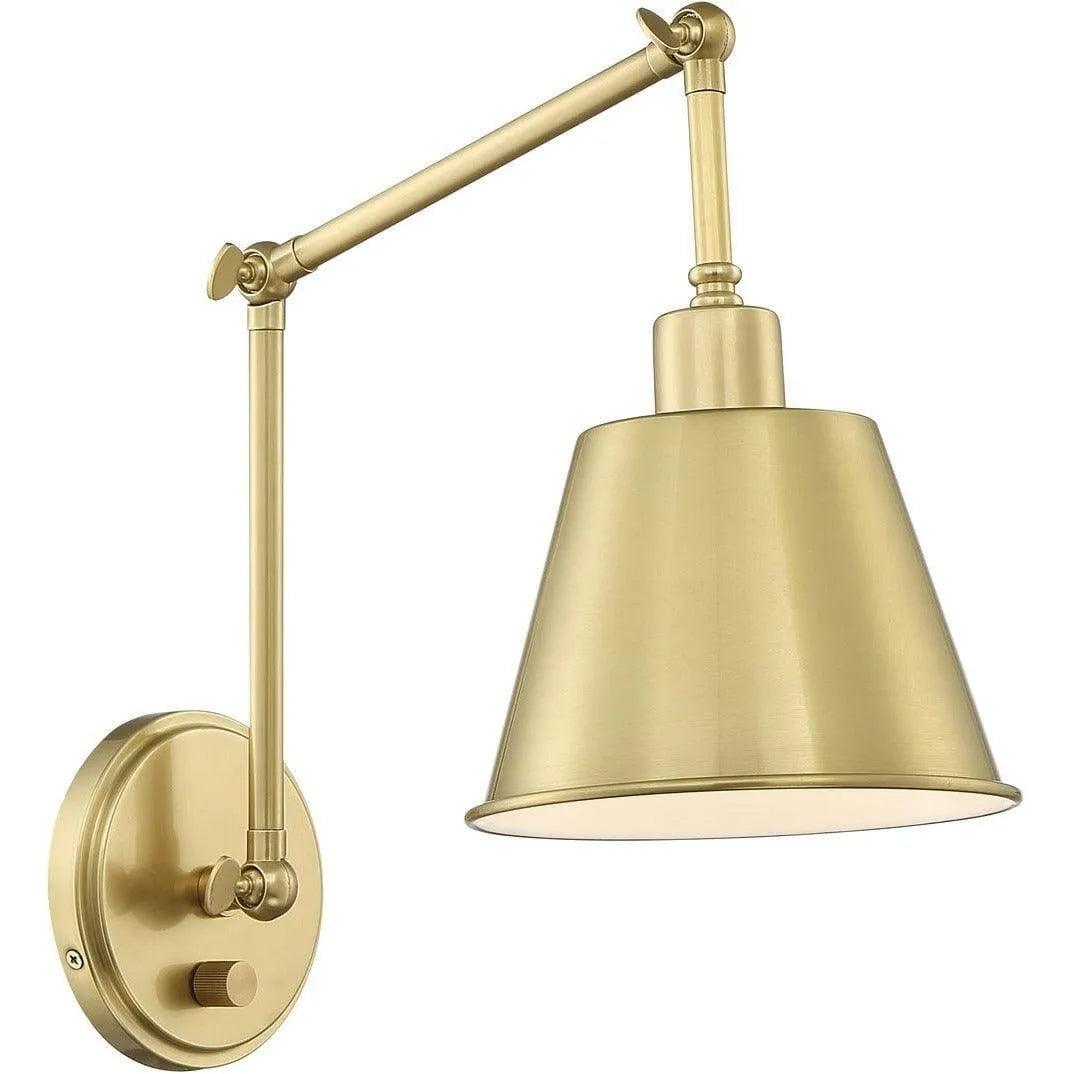 Crystorama - Mitchell One Light Wall Mount - MIT-A8021-AG - Canada Light Shop