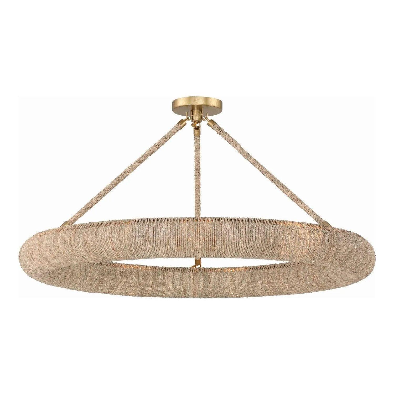 Crystorama - Oakley LED Semi Flush Mount - OAK-7538-SG_CEILING - Canada Light Shop