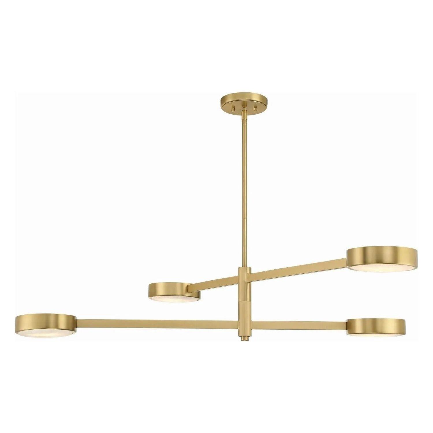 Crystorama - Orson Chandelier - ORS-734-MG-ST - Canada Light Shop
