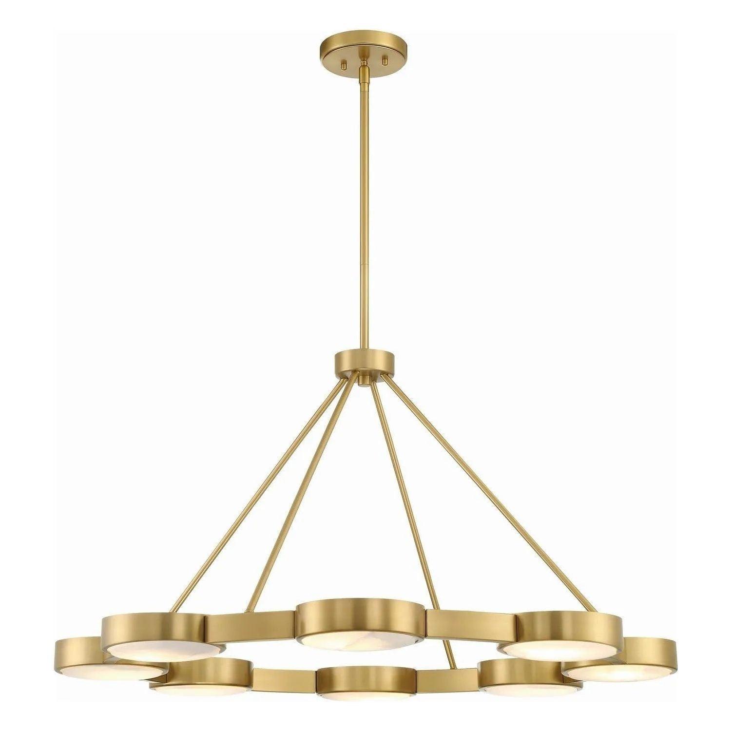 Crystorama - Orson Chandelier - ORS-738-MG-ST - Canada Light Shop