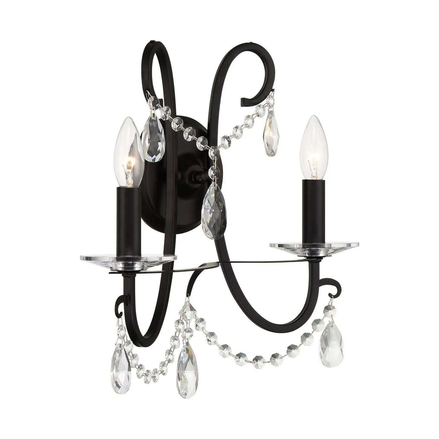 Crystorama - Othello Wall Sconce - 6822-CH-CL-MWP - Canada Light Shop