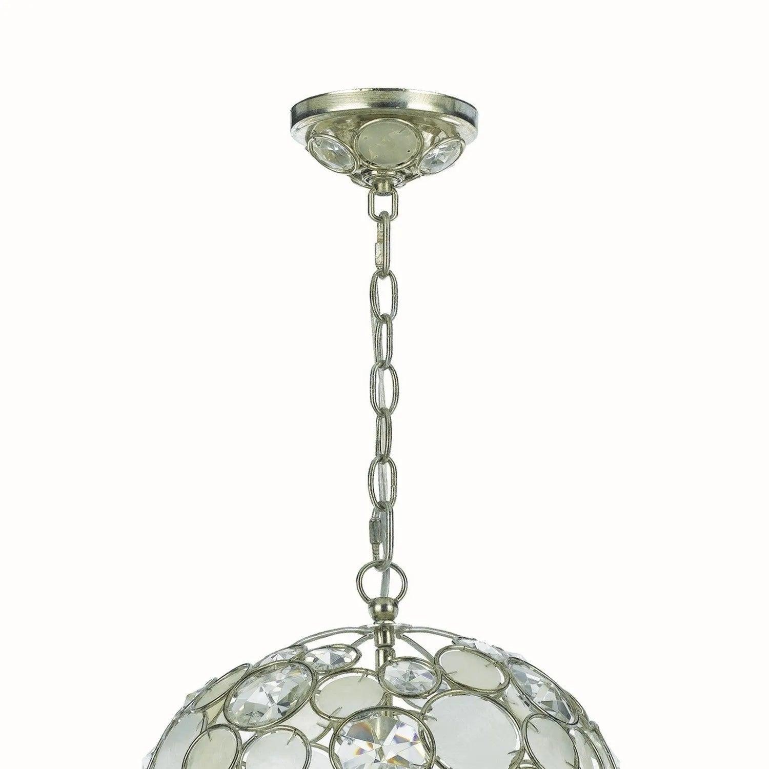 Crystorama - Palla One Light Mini Chandelier - 527-SA - Canada Light Shop