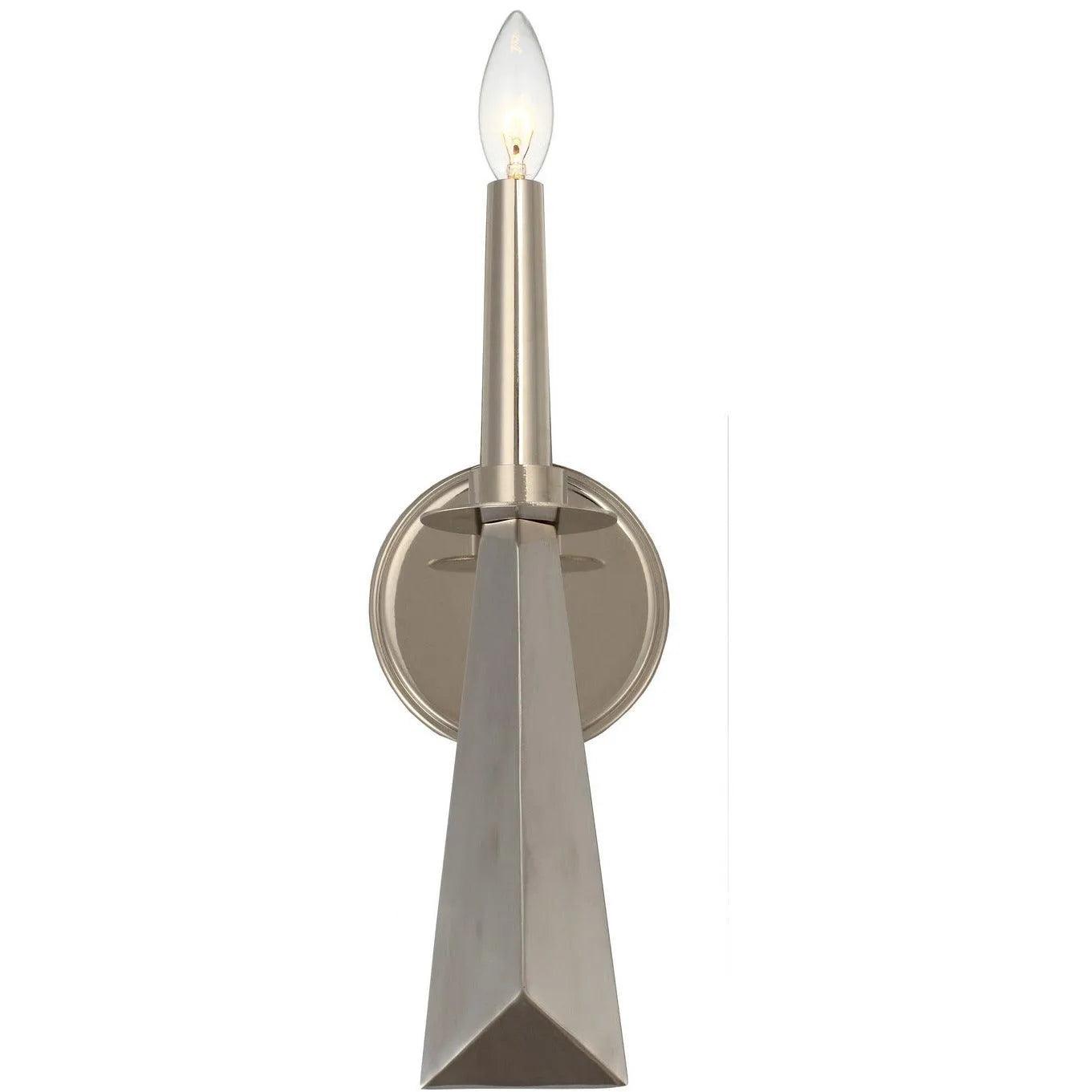 Crystorama - Palmer One Light Wall Mount - 7591-PN - Canada Light Shop