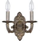 Crystorama - Paris Market Two Light Wall Mount - 5122-VB - Canada Light Shop