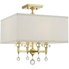 Crystorama - Paxton Four Light Ceiling Mount - 8105-AG_CEILING - Canada Light Shop