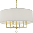Crystorama - Paxton Six Light Chandelier - 8116-AG - Canada Light Shop