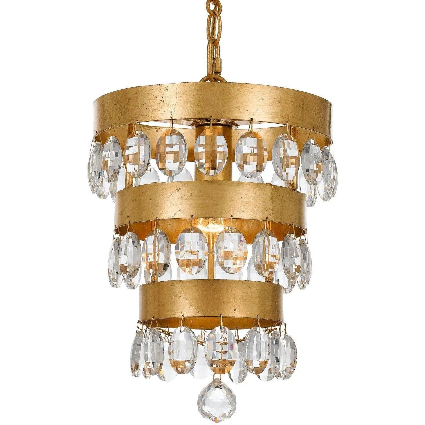 Crystorama - Perla One Light Mini Chandelier - 6103-GA - Canada Light Shop