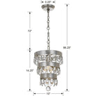 Crystorama - Perla One Light Mini Chandelier - 6103-GA - Canada Light Shop