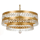Crystorama - Perla Six Light Chandelier - 6108-GA - Canada Light Shop