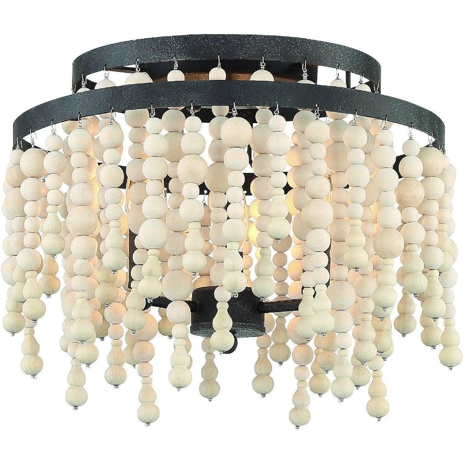 Crystorama - Poppy Three Light Ceiling Mount - POP-A5073-FB - Canada Light Shop