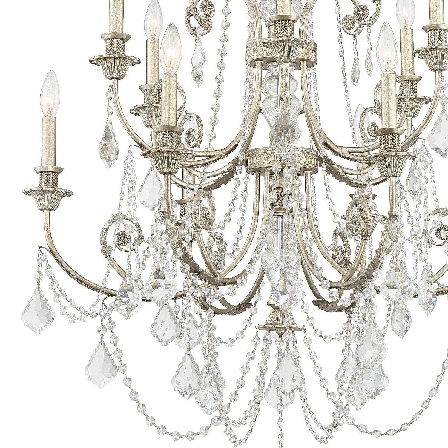 Crystorama - Regis 12 Light Chandelier - 5119-EB-CL-MWP - Canada Light Shop