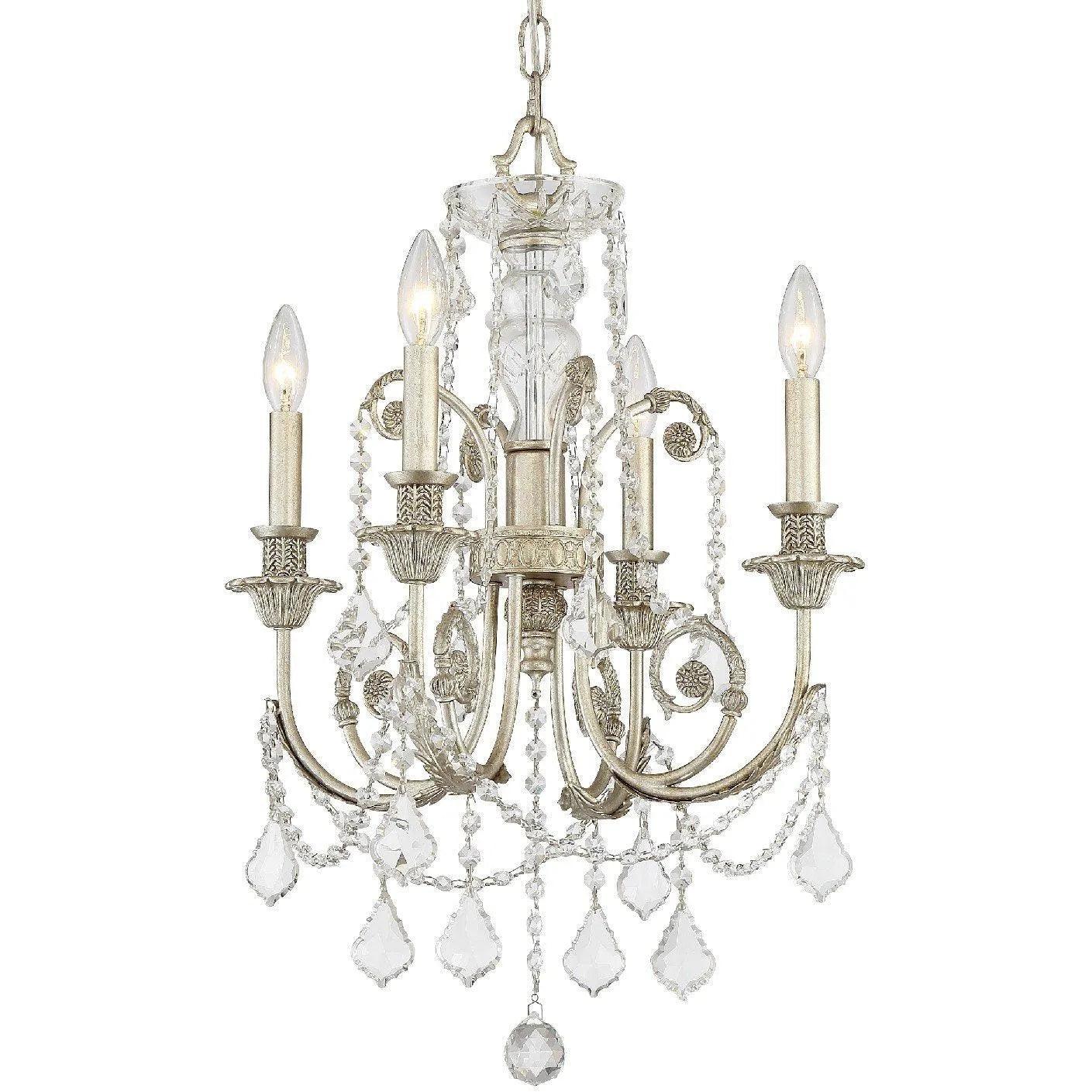 Crystorama - Regis Four Light Mini Chandelier - 5114-OS-CL-MWP - Canada Light Shop