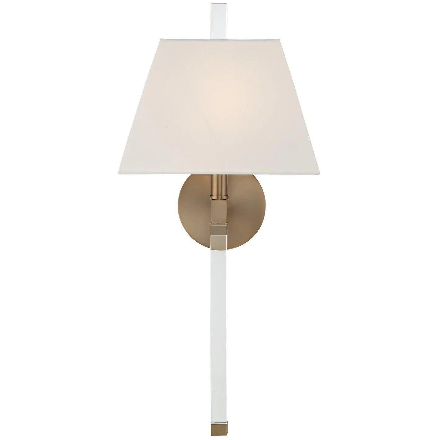 Crystorama - Renee One Light Wall Mount - REN-261-AG - Canada Light Shop
