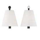 Crystorama - Riverdale One Light Wall Mount - RIV-382-AG - Canada Light Shop