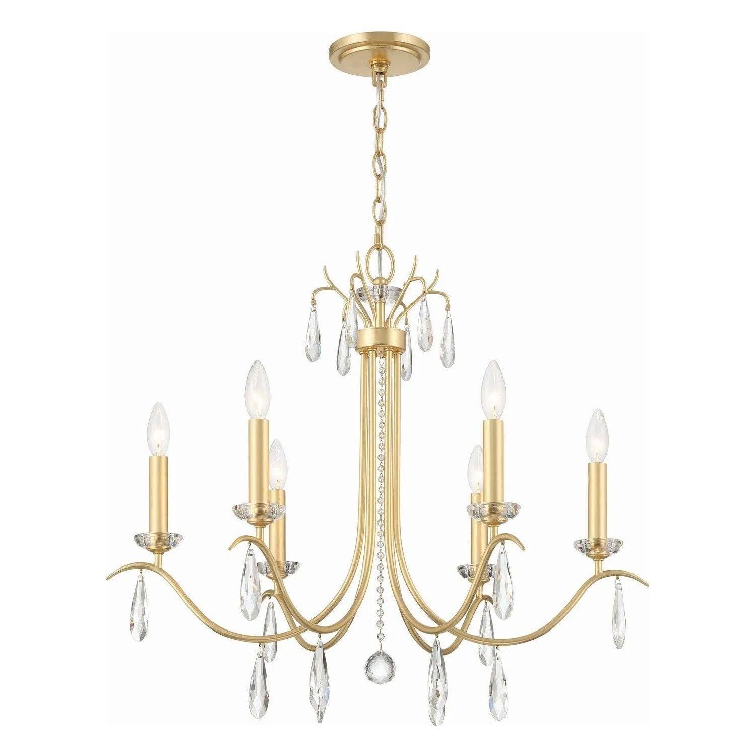 Crystorama - Rollins Chandelier - ROL-18816-GA - Canada Light Shop