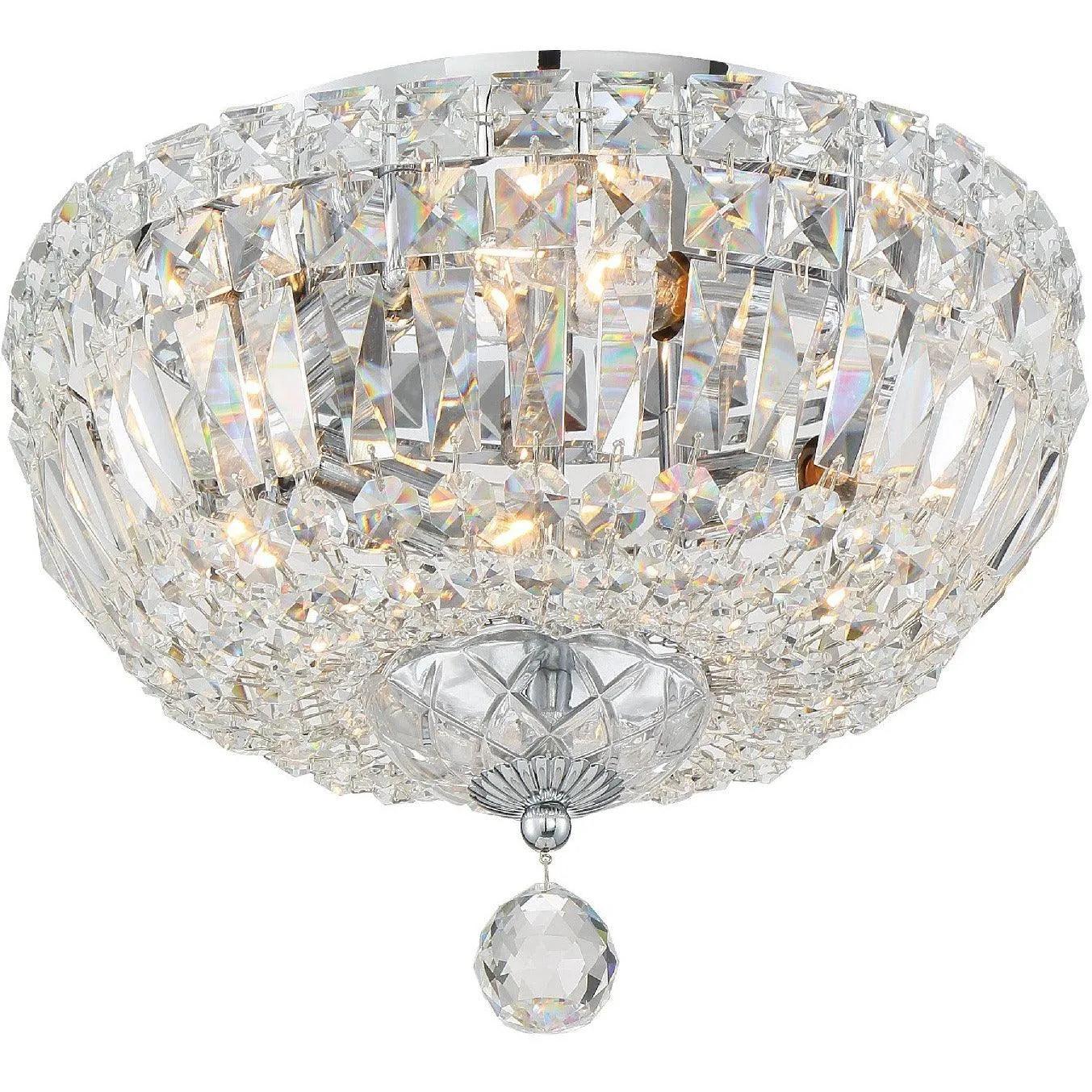 Crystorama - Rosyln Four Light Ceiling Mount - ROS-A1004-CH-CL-MWP - Canada Light Shop