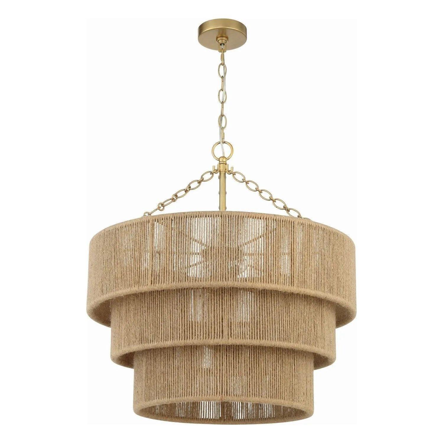 Crystorama - Shyla Chandelier - SHY-10907-SG - Canada Light Shop