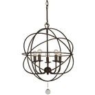 Crystorama - Solaris Five Light Mini Chandelier - 9224-EB - Canada Light Shop