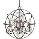 Crystorama - Solaris Four Light Mini Chandelier - 9025-EB-CL-MWP - Canada Light Shop