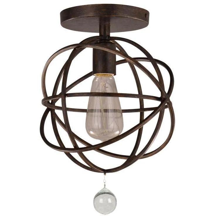Crystorama - Solaris One Light Ceiling Mount - 9220-EB_CEILING - Canada Light Shop