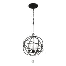 Crystorama - Solaris Three Light Mini Chandelier - 9225-EB - Canada Light Shop