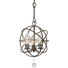 Crystorama - Solaris Three Light Outdoor Chandelier - SOL-9325-EB - Canada Light Shop