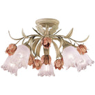 Crystorama - Southport Five Light Ceiling Mount - 4800-SR - Canada Light Shop