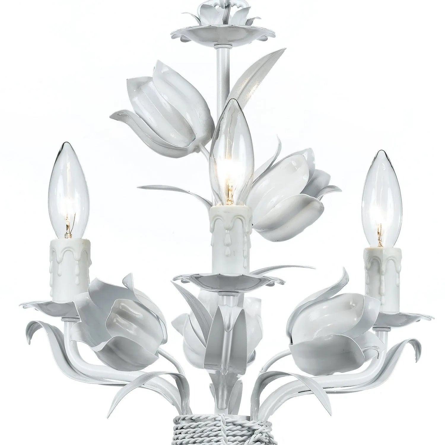 Crystorama - Southport Three Light Mini Chandelier - 4813-WW - Canada Light Shop