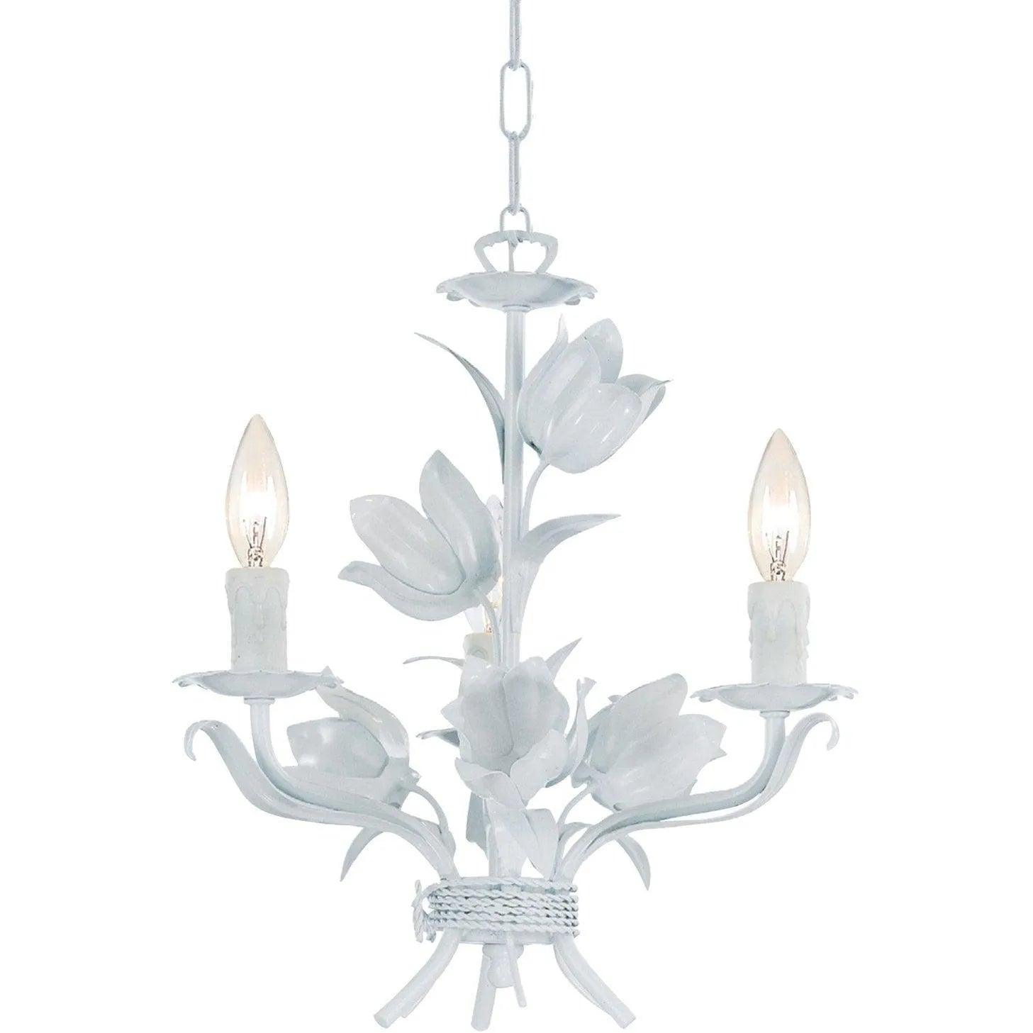 Crystorama - Southport Three Light Mini Chandelier - 4813-WW - Canada Light Shop
