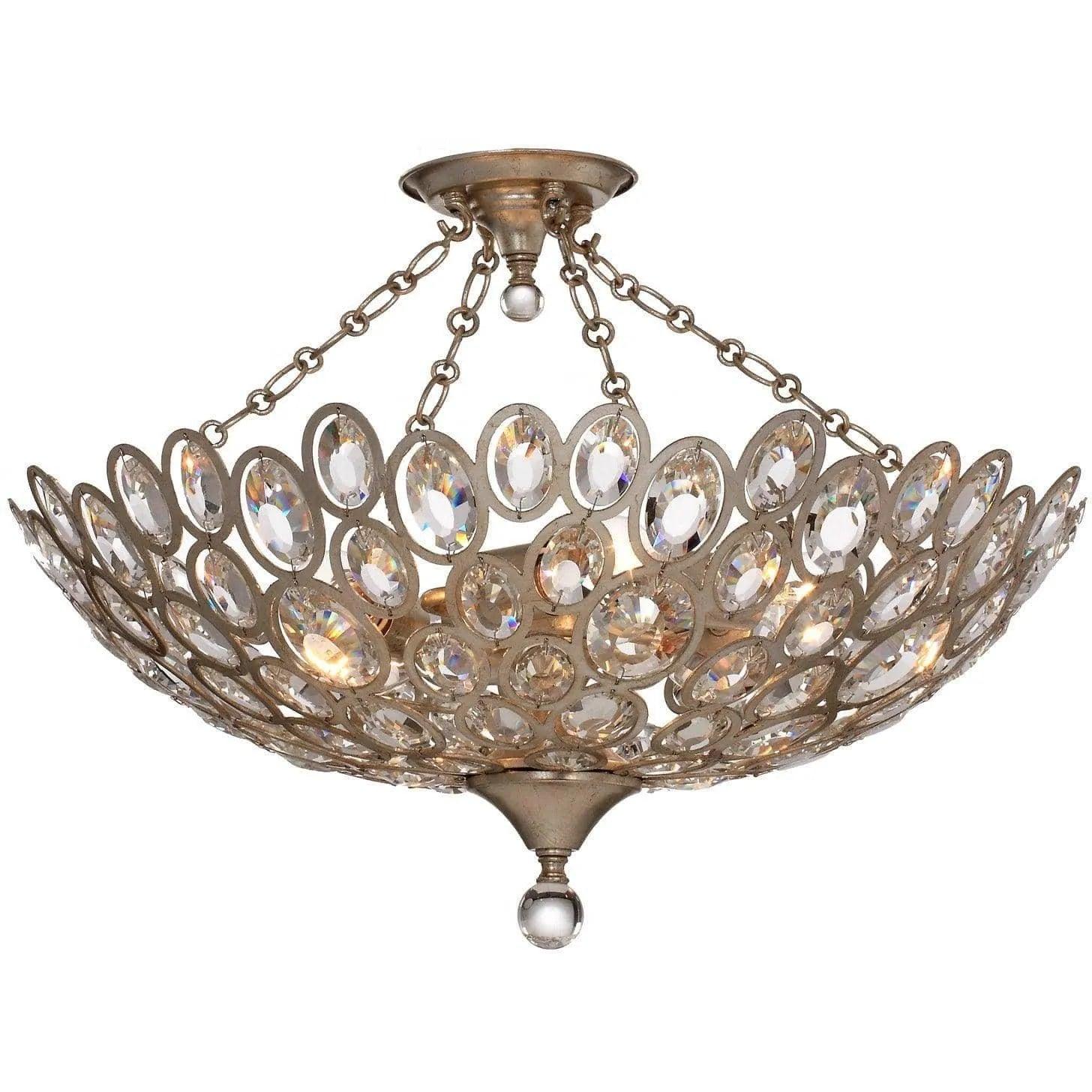 Crystorama - Sterling Five Light Ceiling Mount - 7587-DT_CEILING - Canada Light Shop