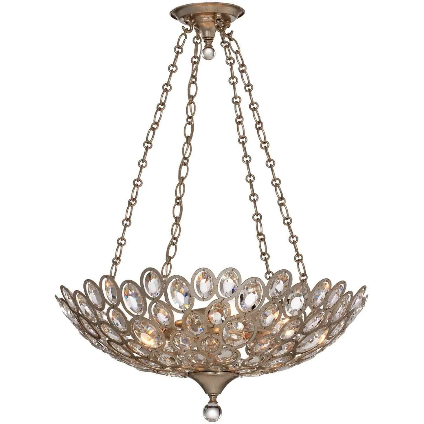 Crystorama - Sterling Five Light Chandelier - 7587-DT - Canada Light Shop
