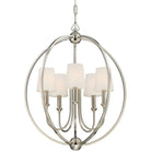 Crystorama - Sylvan Five Light Chandelier - 2247-PN - Canada Light Shop